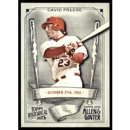   2021-22 Topps Allen and Ginter Historical Hits  #HH-41 David Freese