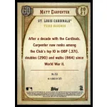 2021-22 Topps Gypsy Queen  #233 Matt Carpenter