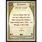 2021-22 Topps Gypsy Queen  #34 DJ LeMahieu