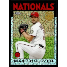   2021-22 Topps '86 Topps Silver Pack Chrome  #86BC-95 Max Scherzer