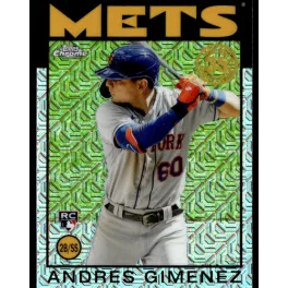   2021-22 Topps '86 Topps Silver Pack Chrome  #86BC-46 Andres Gimenez