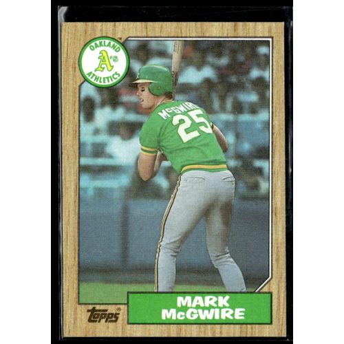 1987-88 Topps  #366 Mark McGwire 