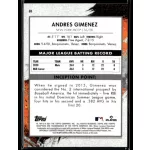 2021-22 Topps Inception  #69 Andres Gimenez