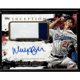   2021-22 Topps Inception Autograph PATCH  #APC-WB Walker Buehler 032/200
