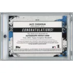 2021-22 Topps Inception Patch Autographs Green #APCJCH Jazz Chisholm 93/99