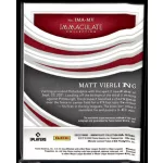 2022-2023 Panini Immaculate Collection Immaculate Black Buttons  #IMA-MV Matt Vierling 09/10