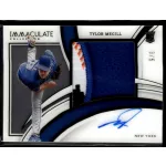 2022-2023 Panini Immaculate Collection Premium Patch Autographs Green  #PPA-TM Tylor Megill 3/5