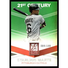   2015-2016 Panini Elite 21st Century Green  #169 Starling Marte 084/199