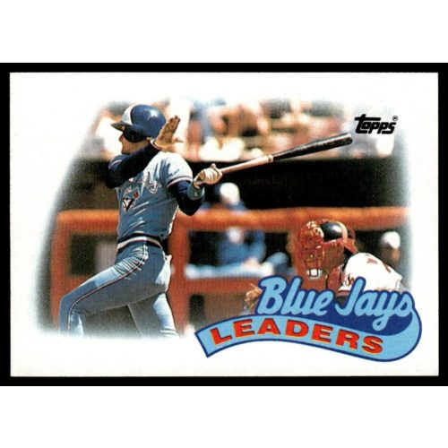 1989-1990 Topps  #201 Blue Jays Leaders - Kelly Gruber 