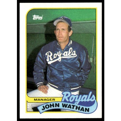 1989-1990 Topps  #374 John Wathan 