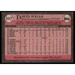 1989-1990 Topps  #567 David Wells