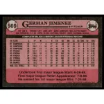 1989-1990 Topps  #569 German Jimenez