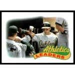 1989-1990 Topps  #639 Athletics Leaders - Walt Weiss
