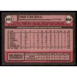 1989-1990 Topps  #683 Jose Cecena