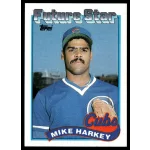 1989-1990 Topps  #742 Mike Harkey