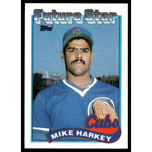 1989-1990 Topps  #742 Mike Harkey 