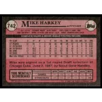 1989-1990 Topps  #742 Mike Harkey