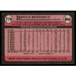 1989-1990 Topps  #778 Bruce Benedict