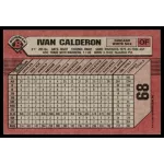 1989-1990 Bowman  #68 Ivan Calderon