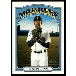 2021-2022 Topps Heritage  #276 Justin Dunn