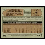 2021-2022 Topps Heritage  #276 Justin Dunn