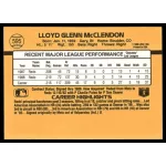 1989-1990 Donruss  #595 Lloyd McClendon