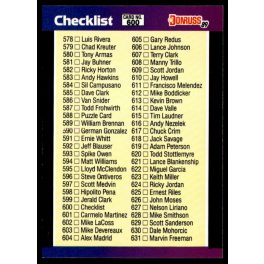 1989-1990 Donruss  #600 578-660