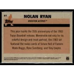 2018-2019 Topps Chrome Silver  #61 Nolan Ryan