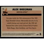 2018-2019 Topps Chrome Silver  #70 Alex Bregman