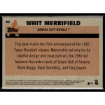 2018-2019 Topps Chrome Silver  #82 Whit Merrifield