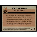 2018-2019 Topps Chrome Silver  #112 Joey Lucchesi