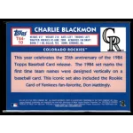 2019-2020 Topps Chrome Silver  #T84-10 Charlie Blackmon