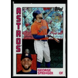 2018-2019 Topps Chrome Silver  #T84-13 George Springer