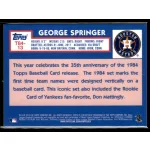 2018-2019 Topps Chrome Silver  #T84-13 George Springer