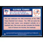 2019-2020 Topps Chrome Silver  #T84-21 Gleyber Torres