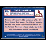 2018-2019 Topps Chrome Silver  #T84-24 Yadier Molina