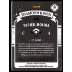 2016-2017 Donruss Optic Diamond Kings Purple  #26 Yadier Molina