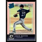 2016-2017 Donruss Optic Orange  #65 Zach Davies 095/199