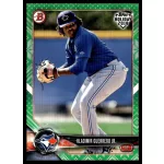 2018-2019 Topps Bowman Holiday Green Festive  #TH-VGJ Vladimir Guerrero Jr. 57/99