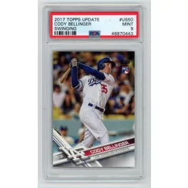 2017-2018 Topps Update PSA - 9 MINT #US50 Cody Bellinger 