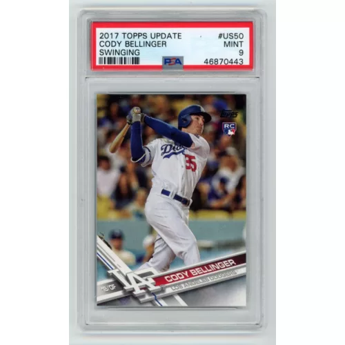 2017-2018 Topps Update PSA - 9 MINT #US50 Cody Bellinger 