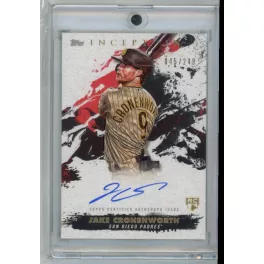   2021-2022 Topps Inception Rookie and Emerging Stars Autographs  #RESA-JCR Jake Cronenworth 