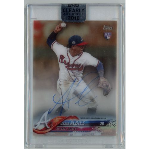 2018-2019 Topps Clearly Authentic Autographs  #CAA-OA Ozzie Albies 