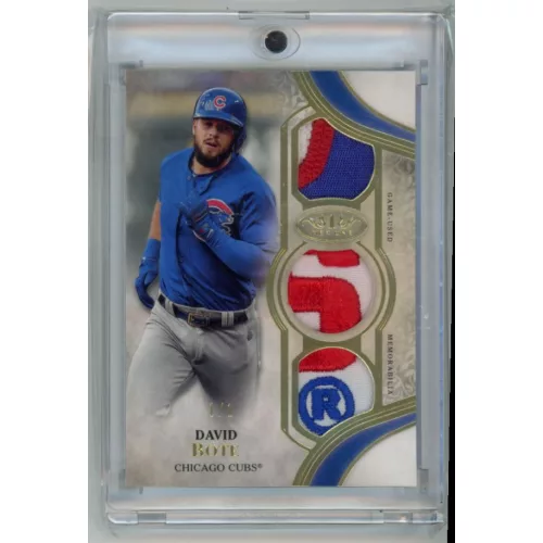 2021-2022 Topps Tier One Relics Triple Patch  #T1R3-DB David Bote 