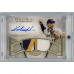 2021-2022 Topps Tier One Autograph Dual Relics  #T1ADR-KH Keston Hiura 