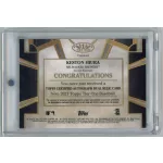 2021-2022 Topps Tier One Autograph Dual Relics  #T1ADR-KH Keston Hiura 