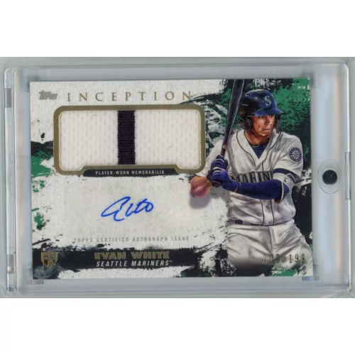 2021-2022 Topps Inception Patch Autographs  #APC-EW Evan White 