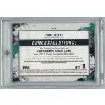 2021-2022 Topps Inception Patch Autographs  #APC-EW Evan White 