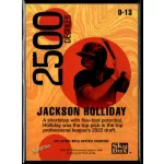 2022-23 Skybox Metal Universe Champions 2500 Degrees #D-13 Jackson Holliday