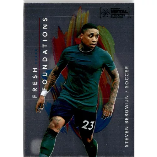 2022-23 Skybox Metal Universe Champions Fresh Foundation #FF16 Steven Bergwijn